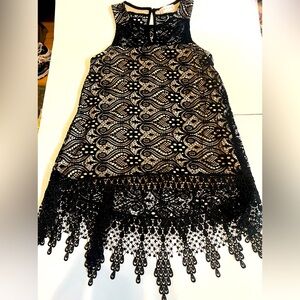 Sz S/M black tatted lace dress by Altar’d State.
